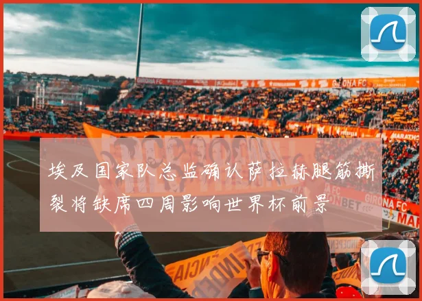 埃及国家队总监确认萨拉赫腿筋撕裂将缺席四周影响世界杯前景